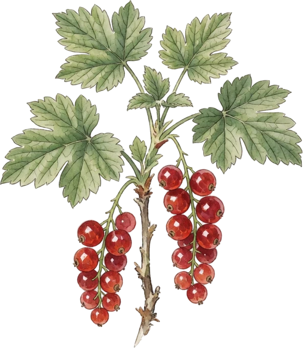 Botanical illustration of Currant
