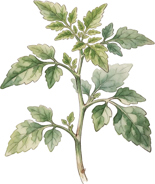Botanical illustration of Epazote
