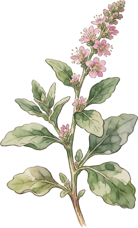 Botanical illustration of Orach (Mountain Spinach)