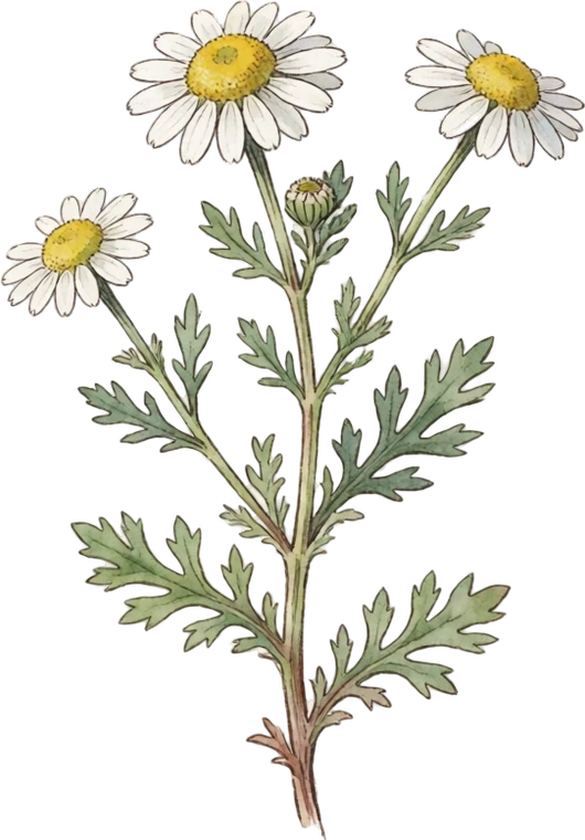 Botanical illustration of Roman Chamomile