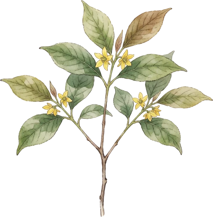 Botanical illustration of Spicebush
