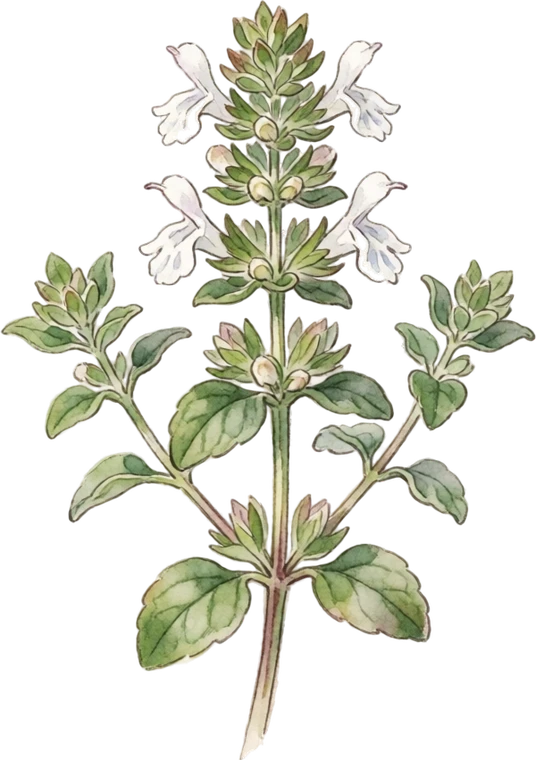 Botanical illustration of Winter Savory