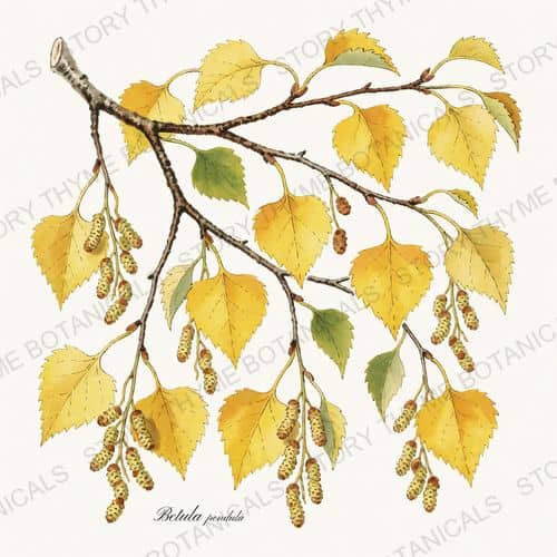Birch — a print from the Autumn Foliage collection