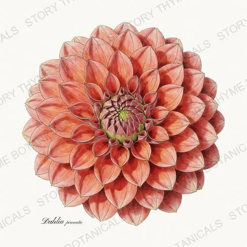 Dahlia — a print from the Garden Blooms collection