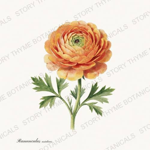 Ranunculus — a print from the Garden Blooms collection
