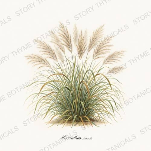 Maiden Grass — a print from the Ornamental Grasses collection