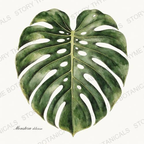 Monstera — a print from the Herbs, Greenery & Desert collection