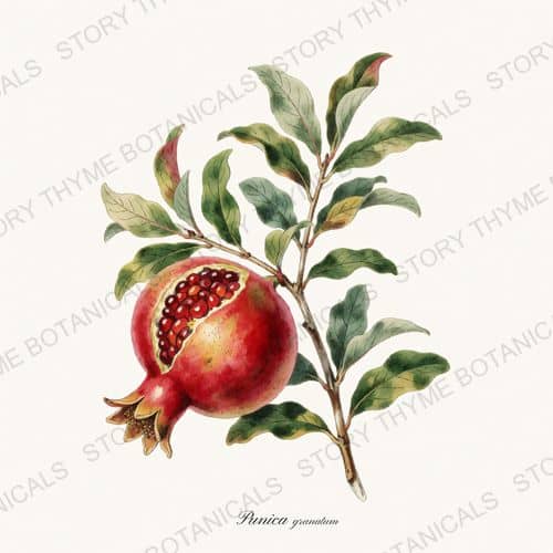Pomegranate — a print from the Kitchen & Orchard collection