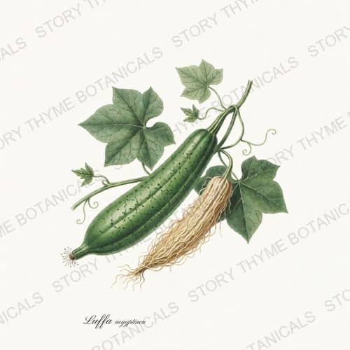 Luffa — a print from the Melons & Heirloom Vines collection