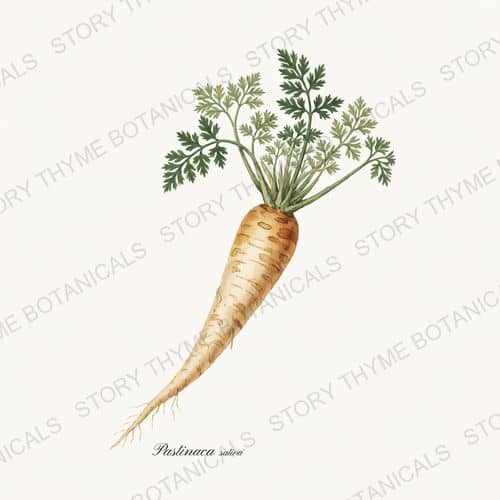 Parsnip — a print from the Roots & Alliums collection