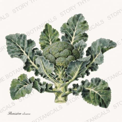 Broccoli Plant — a print from the Vegetables Vol. 2 - In the Garden collection